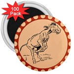 Naughty donkey 3  Magnet (100 pack)