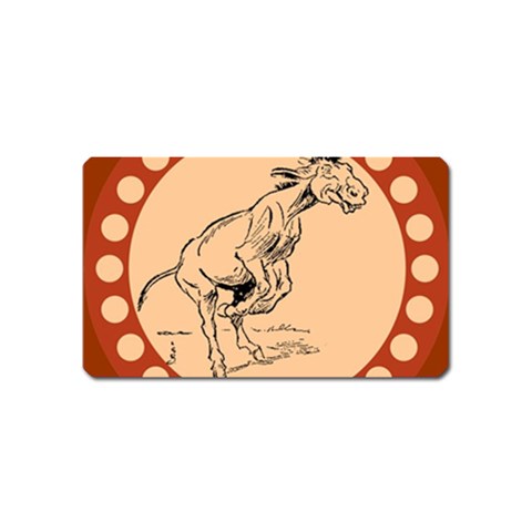 Naughty donkey Magnet (Name Card) from ArtsNow.com Front