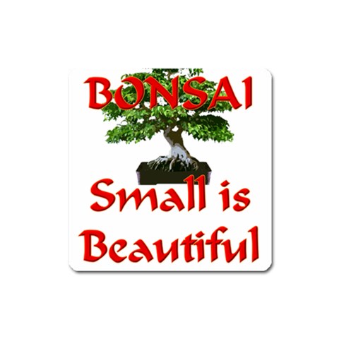 Bonsai8 Magnet (Square) from ArtsNow.com Front