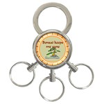 bonsai 9 3-Ring Key Chain