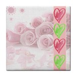 rose_5 Tile Coaster