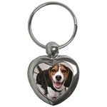 Beagle Key Chain (Heart)