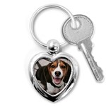 Beagle Key Chain (Heart)