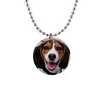 Beagle 1  Button Necklace