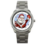 cartoon-santa Sport Metal Watch