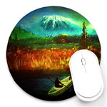 Boat Round Mousepad