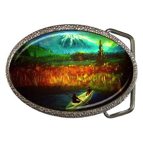 Boat Belt Buckle from ArtsNow.com Front