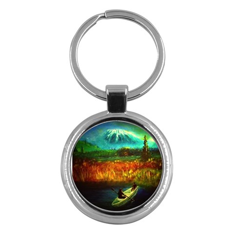 Boat Key Chain (Round) from ArtsNow.com Front
