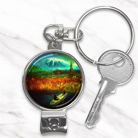 Boat Nail Clippers Key Chain from ArtsNow.com Front