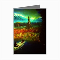 Boat Mini Greeting Card from ArtsNow.com Left