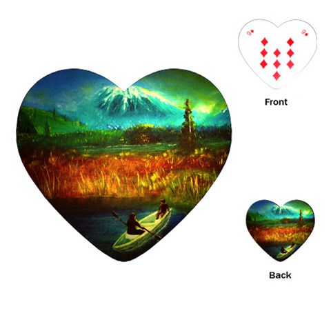 Boat Playing Cards (Heart) from ArtsNow.com Front