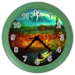 Boat Color Wall Clock