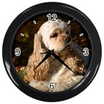 Cocker Spaniel D3 Wall Clock (Black)