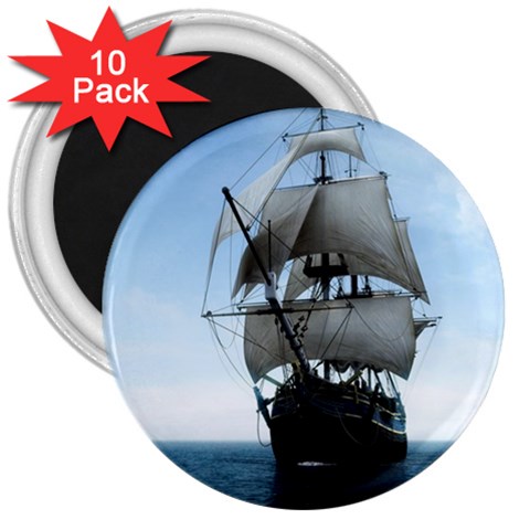 BattleShip 3  Magnet (10 pack) from ArtsNow.com Front