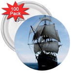 BattleShip 3  Button (100 pack)