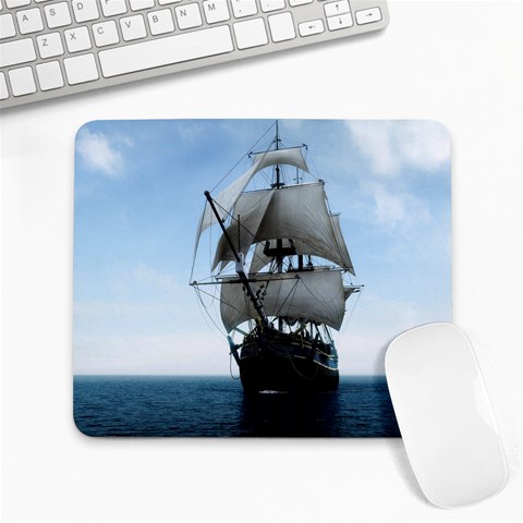 BattleShip Large Mousepad from ArtsNow.com Front