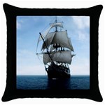 BattleShip Throw Pillow Case (Black)