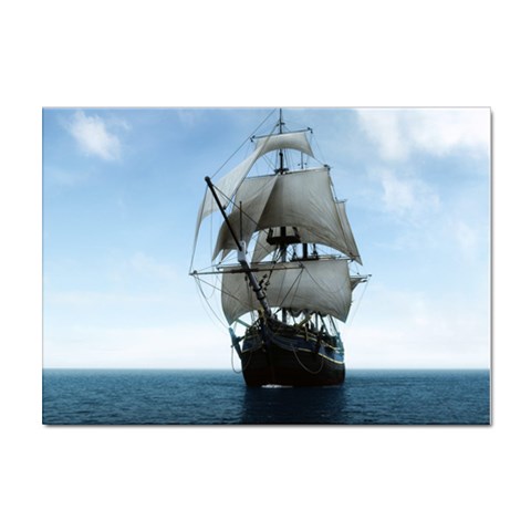 BattleShip Sticker A4 (10 pack) from ArtsNow.com Front