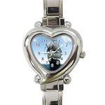 BattleShip Heart Italian Charm Watch