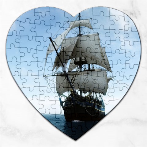 BattleShip Jigsaw Puzzle (Heart) from ArtsNow.com Front