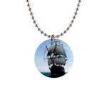 BattleShip 1  Button Necklace