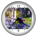 garden Wall Clock (Silver)