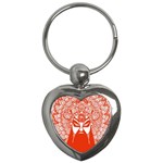 Paper-Cuts Key Chain (Heart)