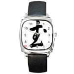 Kung Fu Square Metal Watch