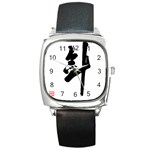 Sword Square Metal Watch