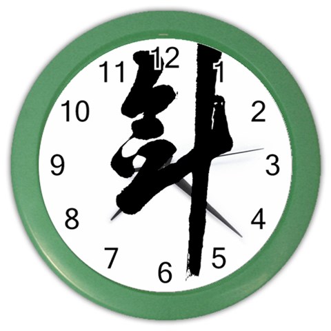 Sword Color Wall Clock from ArtsNow.com Front