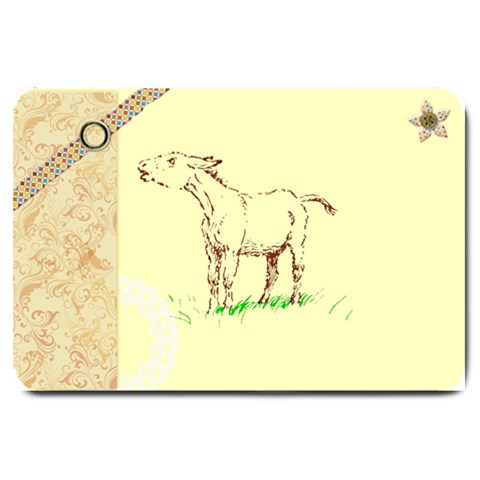 Donkey 7 Large Doormat from ArtsNow.com 30 x20  Door Mat