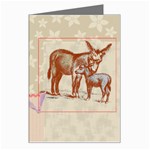 Donkey 9 Greeting Card