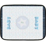 Baby001_frame4 Mini Fleece Blanket(Two Sides)