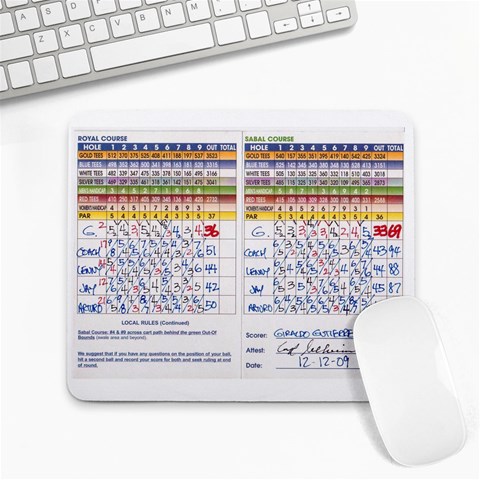 Career Low Card Large Mousepad from ArtsNow.com Front
