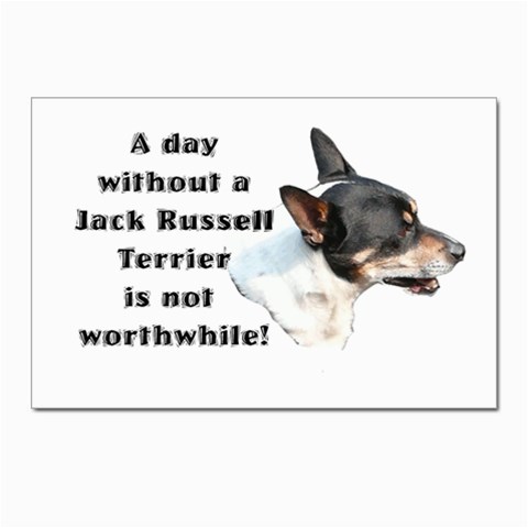 Jack Russell Terrier Postcard 4 x 6  (Pkg of 10) from ArtsNow.com Front