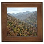 Mountain Scenery Framed Tile