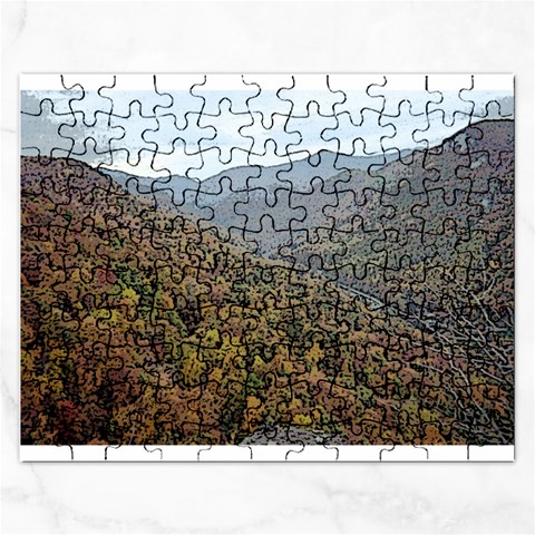 Mountain Scenery Jigsaw Puzzle (Rectangular) from ArtsNow.com Front