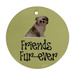 Shih Tzu friends Ornament (Round)