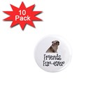 Shih Tzu friends 1  Mini Magnet (10 pack) 