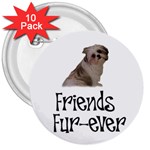 Shih Tzu friends 3  Button (10 pack)