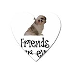 Shih Tzu friends Magnet (Heart)