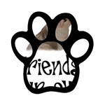 Shih Tzu friends Magnet (Paw Print)