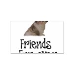 Shih Tzu friends Sticker Rectangular (10 pack)