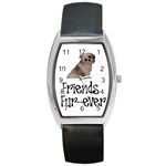 Shih Tzu friends Barrel Style Metal Watch