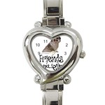 Shih Tzu friends Heart Italian Charm Watch