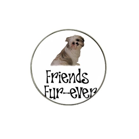 Shih Tzu friends Hat Clip Ball Marker (10 pack) from ArtsNow.com Front