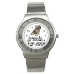 Shih Tzu friends Stainless Steel Watch