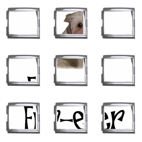 Shih Tzu friends Mega Link Italian Charm (9 pack) from ArtsNow.com Front