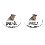 Shih Tzu friends Cufflinks (Oval)