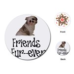 Shih Tzu friends Playing Cards (Round)